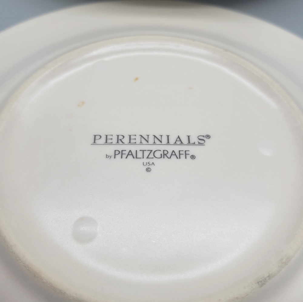 Vintage Pfaltzgraff Perennials Salad Plates (Set of 4): Naturewood Flower Garden - Picture 5 of 5